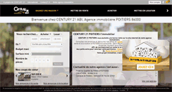 Desktop Screenshot of century21-abi-poitiers.com