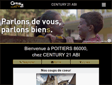 Tablet Screenshot of century21-abi-poitiers.com